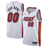 Nike Miami Heat Unisex Swingman Custom Jersey White
