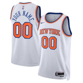 Nike New York Knicks Unisex Swingman Custom Jersey White