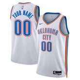 Nike Oklahoma City Thunder Unisex Swingman Custom Jersey White