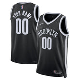 Nike Brooklyn Nets Unisex Swingman Custom Jersey Black