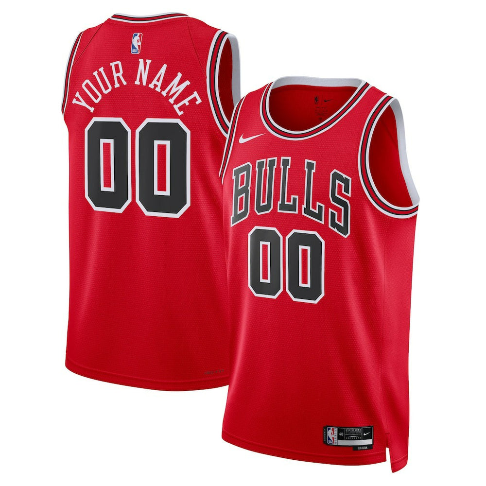 Nike Chicago Bulls Unisex Swingman Custom Jersey Red sale