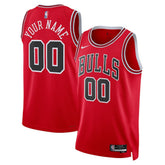 Nike Chicago Bulls Unisex Swingman Custom Jersey Red sale
