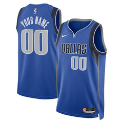 Nike Dallas Mavericks Unisex Swingman Custom Jersey Blue sale