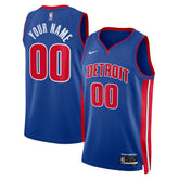 Nike Detroit Pistons Unisex Swingman Custom Jersey Blue sale