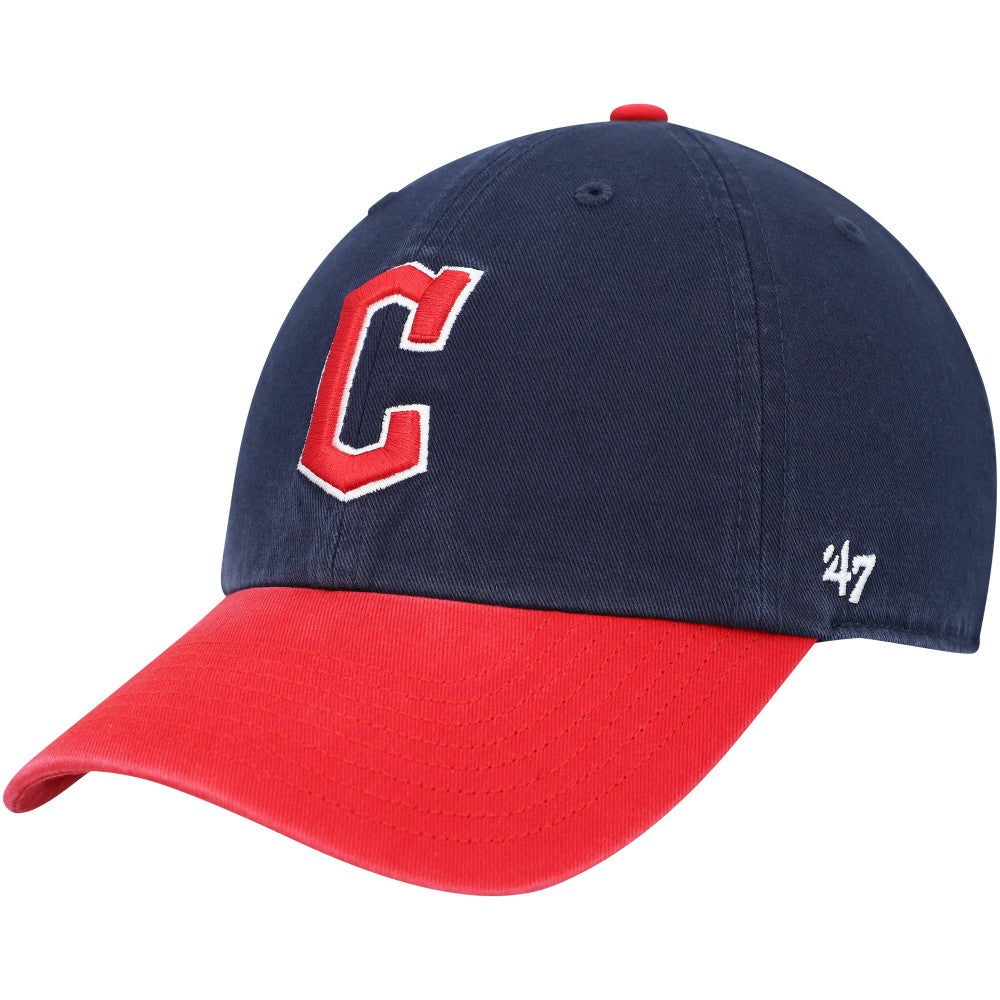 Navy Cleveland Guardians '47 Clean Up Adjustable Hat