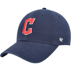 Navy Cleveland Guardians '47 Clean Up Adjustable Hat