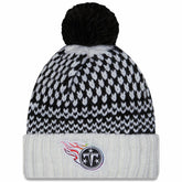 Women's 2023 NFL Crucial Catch Cuffed Pom Knit Hat - Tennessee Titans Hats
