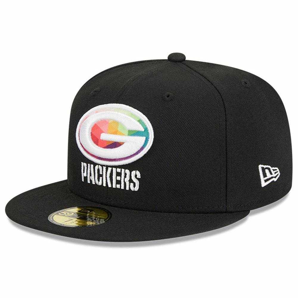 2023 NFL Crucial Catch 59FIFTY Fitted Hat - Green Bay Packers Hats