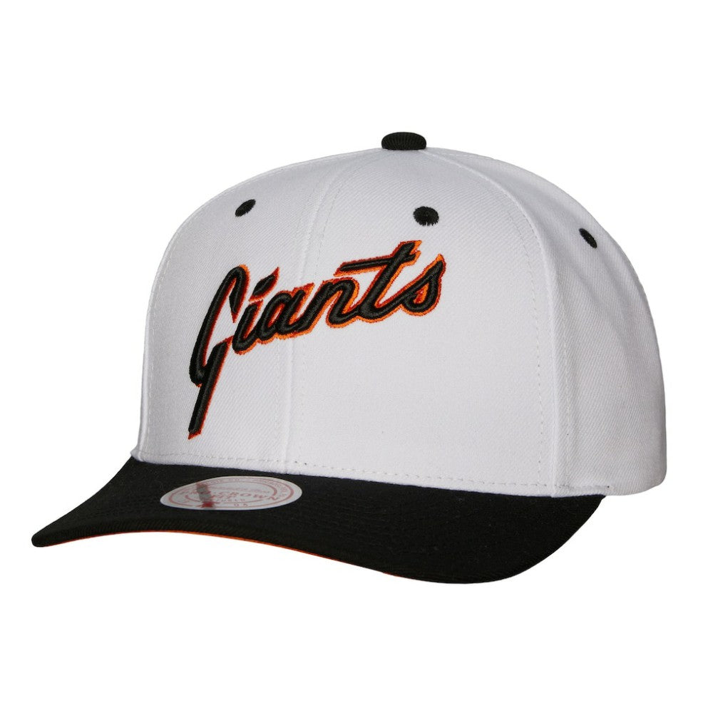 White San Francisco Giants Mitchell & Ness Cooperstown Collection Pro Crown Snapback Hat
