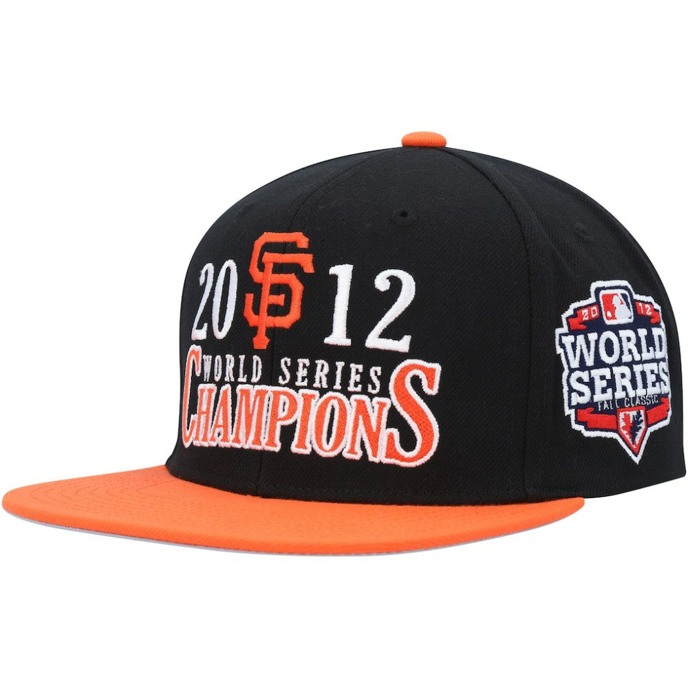 Black San Francisco Giants Mitchell & Ness World Series Champs Snapback Hat