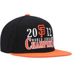 Black San Francisco Giants Mitchell & Ness World Series Champs Snapback Hat