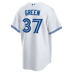 White Chad Green Toronto Blue Jays Nike Home Replica Player Jersey