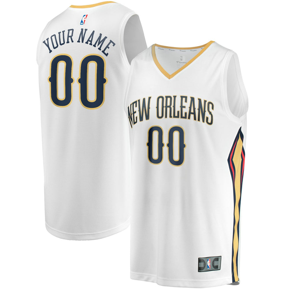 Fanatics New Orleans Pelicans Youth Fast Break Replica Custom Jersey