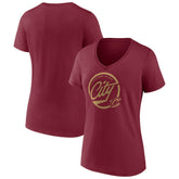 Cleveland Cavaliers Women's Team Pride V-Neck T-Shirt sale