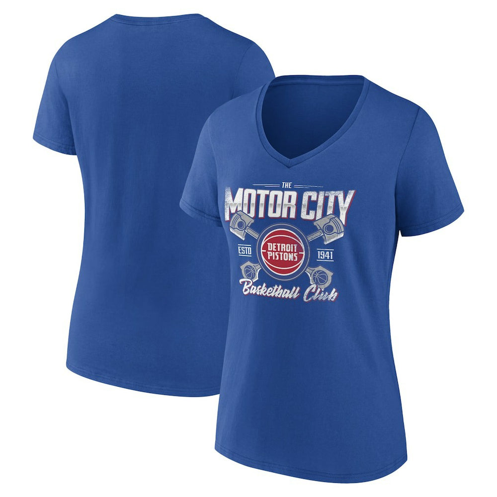 Detroit Pistons Women's Team Pride V-Neck T-Shirt sale