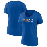 New York Knicks Women's Team Pride V-Neck T-Shirt