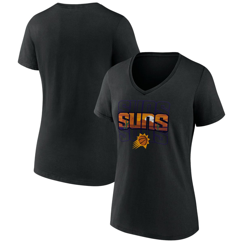 Phoenix Suns Women's Announcer V-Neck T-Shirt