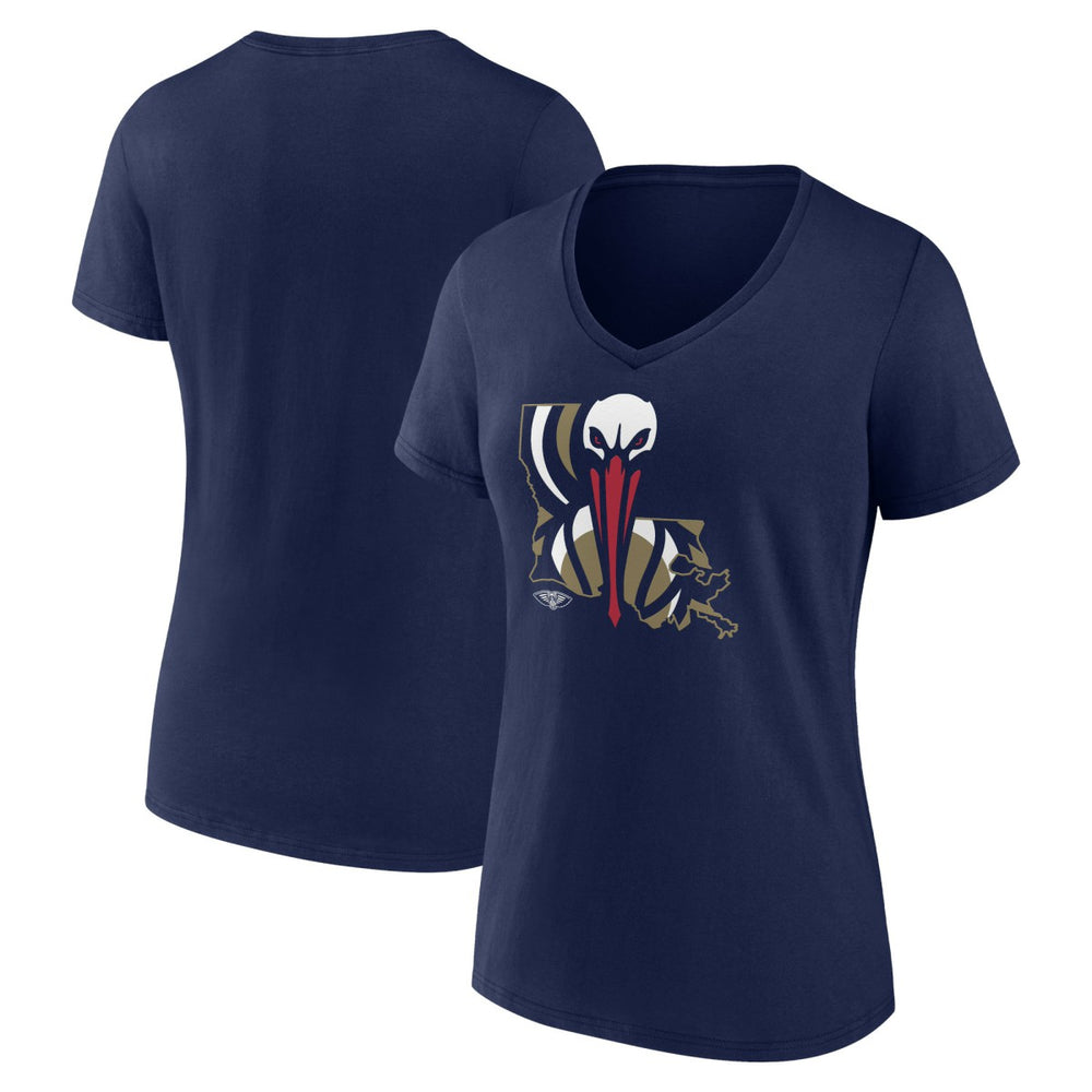 New Orleans Pelicans Women's Huddle V-Neck T-Shirt