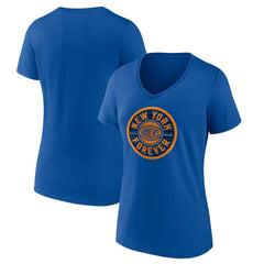 New York Knicks Women's Huddle V-Neck T-Shirt