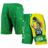 Mitchell & Ness Larry Bird Boston Celtics Hardwood Classics Player Burst Shorts