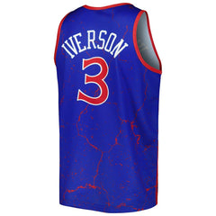 Mitchell & Ness Allen Iverson Philadelphia 76ers 1996-97 Hardwood Classics Player Burst Tank Top