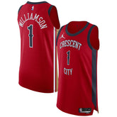 Zion Williamson New Orleans Pelicans Jordan Brand Authentic Jersey
