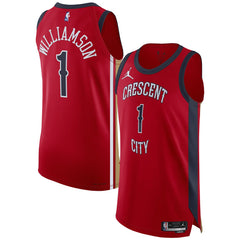 Zion Williamson New Orleans Pelicans Jordan Brand Authentic Jersey
