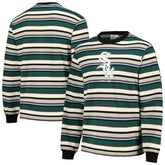 Cream/Green Chicago White Sox PLEASURES Ballpark Long Sleeve T-Shirt