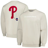 Gray Philadelphia Phillies PLEASURES Ballpark Pullover Sweatshirt