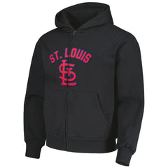 Black St. Louis Cardinals PLEASURES Opening Day Full-Zip Hoodie