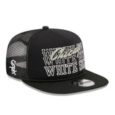 Black Chicago White Sox New Era Street Team A-Frame Trucker 9FIFTY Snapback Hat