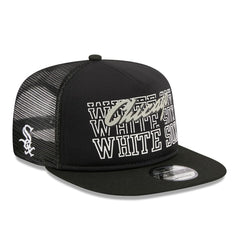 Black Chicago White Sox New Era Street Team A-Frame Trucker 9FIFTY Snapback Hat