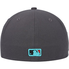 Graphite Chicago White Sox New Era Print Undervisor 59FIFTY Fitted Hat