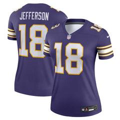 Justin Jefferson Women's Alternate Legend Player Performance Top - Minnesota Vikings Tops