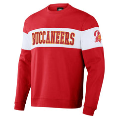 NFL x Darius Rucker Collection Team Color & White Pullover Sweatshirt - Tampa Bay Buccaneers Pullover