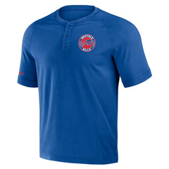 NFL x Darius Rucker Collection Washed Raglan Henley T-Shirt - Buffalo Bills T-shirts