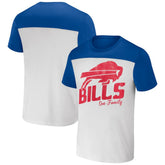 NFL x Darius Rucker Collection Colorblocked T-Shirt - Buffalo Bills T-shirts