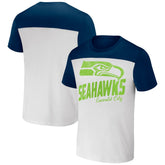 NFL x Darius Rucker Collection Colorblocked T-Shirt - Seattle Seahawks T-shirts