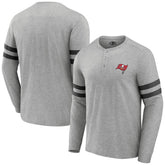 NFL x Darius Rucker Collection Henley Long Sleeve T-Shirt - Tampa Bay Buccaneers T-shirts
