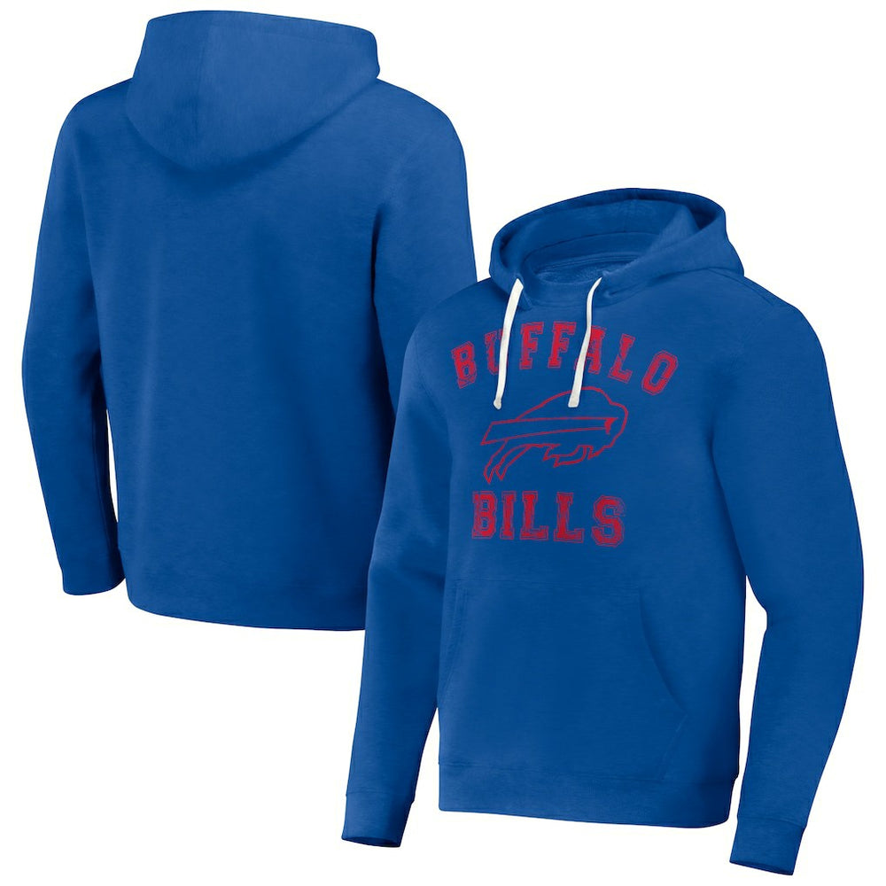NFL x Darius Rucker Collection Coaches Pullover Hoodie - Buffalo Bills Hoodies