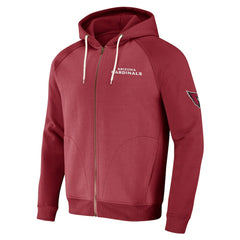 NFL x Darius Rucker Collection Raglan Full-Zip Hoodie - Arizona Cardinals Hoodies