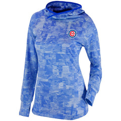 Royal Chicago Cubs Columbia Women's Omni-Wick Sunday Ball Pullover Hoodie
