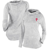 White Philadelphia Phillies Columbia Women's Omni-Wick Sunday Ball Pullover Hoodie
