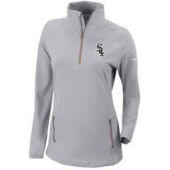 Gray Chicago White Sox Columbia Women's Omni-Wick Outward Nine Quarter-Zip Pullover Top