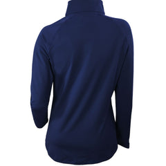 Navy Houston Astros Columbia Women's Omni-Wick Outward Nine Quarter-Zip Pullover Top