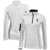White Chicago White Sox Columbia Women's Omni-Wick Shotgun Quarter-Zip Pullover Top