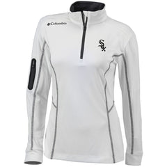 White Chicago White Sox Columbia Women's Omni-Wick Shotgun Quarter-Zip Pullover Top
