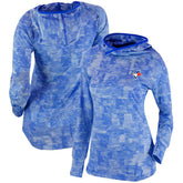 Royal Toronto Blue Jays Columbia Women's Omni-Wick Sunday Ball Pullover Hoodie