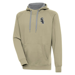 Khaki Chicago White Sox Antigua Victory Pullover Hoodie