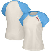 White St. Louis Cardinals Lusso Women's Nikki Raglan T-Shirt
